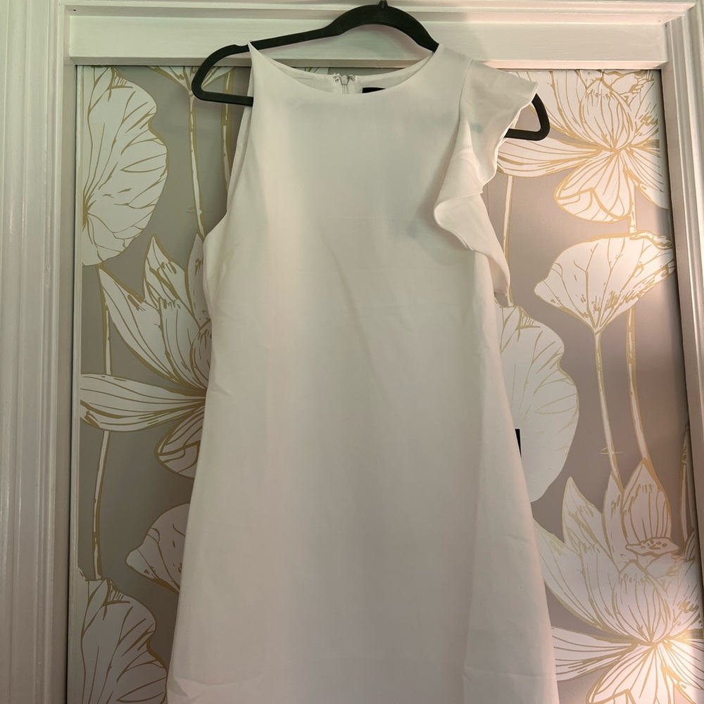 a white dress
